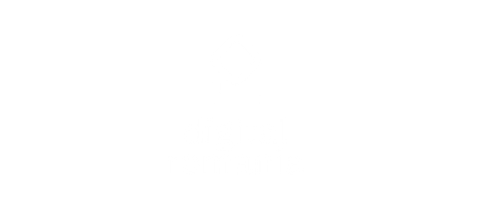 DigitalRomania white logo